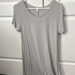 Old navy classic Black and White Striped Women's dress
